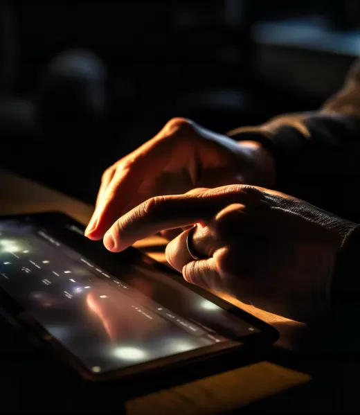 person-uses-tablet-computer-with-fingers-it person-uses-tablet-computer-with-fingers-it